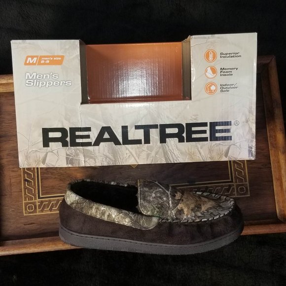 RealTree Mens Camo Slippers main image 6